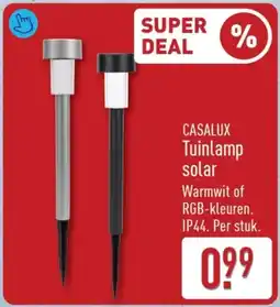 ALDI Casalux Tuinlamp solar aanbieding