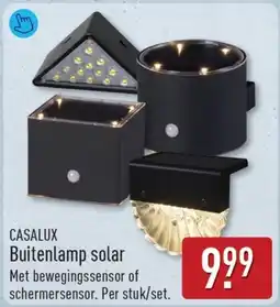 ALDI Casalux Buitenlamp solar aanbieding