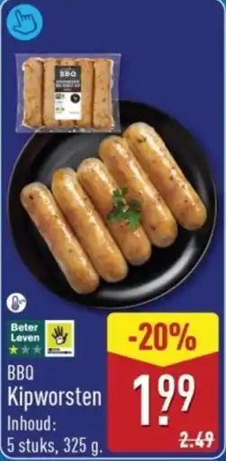 ALDI BBQ Kipworsten aanbieding