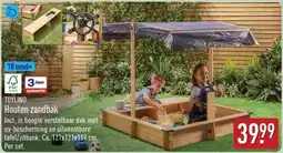ALDI Toylino Houten zandbak aanbieding