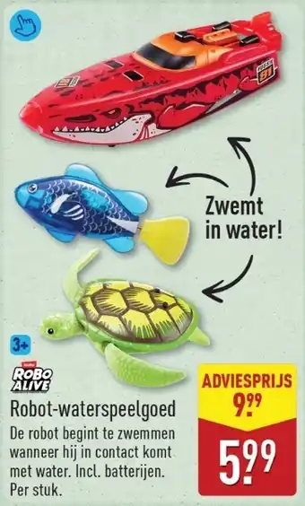 ALDI Robot waterspeelgoed aanbieding