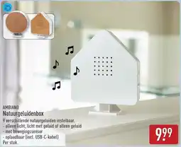 ALDI Ambiano Natuurgeluidenbox aanbieding