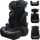 Bol.com Cabino Autostoel i-Size - Groep 1/2/3 (76 - 150 cm) - Gordel - Zwart/Grijs aanbieding