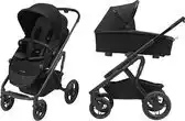 Bol.com Maxi-Cosi Lila XP+ Kinderwagen - Essential Black - Kinderwagen inclusief reiswieg en zitje aanbieding