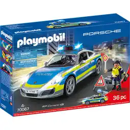 Bol.com PLAYMOBIL Porsche 911 Carrera 4S Politie 70067 aanbieding