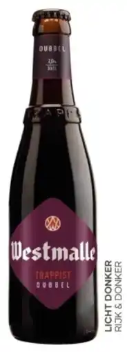 Mitra Westmalle Trappist Dubbel aanbieding