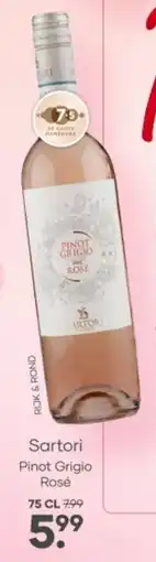 Mitra Sartori Pinot Grigio Rosé aanbieding