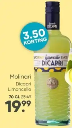 Mitra Molinari Dicapri Limoncello aanbieding