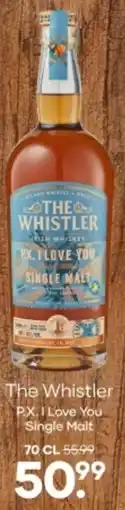 Mitra The Whistler P.X. I Love You Single Malt aanbieding