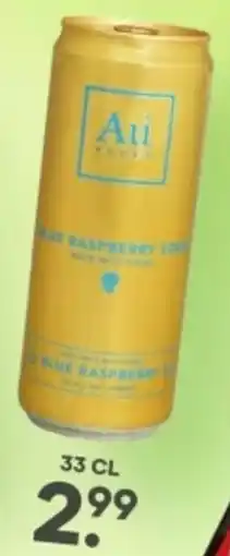 Mitra Au Vodka Blue Raspberry Soda aanbieding