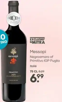 Mitra Messapi Primitivo IGP Puglia aanbieding