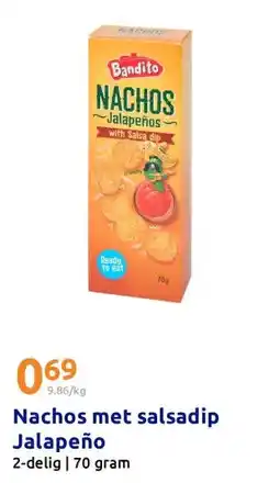 Action Nachos met salsadip Jalapeño aanbieding