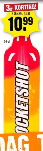 Dirck 3 Rocketshot 70 cl aanbieding