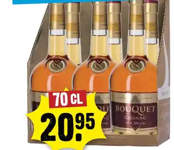 Dirck 3 Bouquet V.S. Cognac 70 cl aanbieding