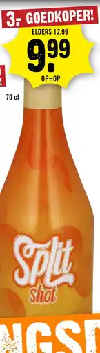 Dirck 3 Splitshot 70 cl aanbieding