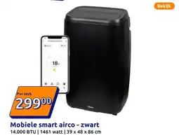 Action Mobiele smart airco - zwart aanbieding