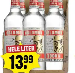 Dirck 3 Oblomov Vodka HELE LITER aanbieding