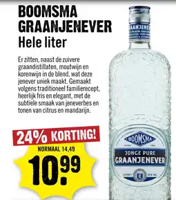 Dirck 3 Boomsma Jonge Jenever 100 cl aanbieding