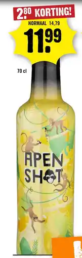 Dirck 3 Apenshot 70 cl aanbieding