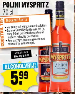 Dirck 3 Polini MySpritz Aperitivo 70 cl aanbieding