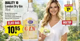 Dirck 3 Quality 10 London Dry Gin 70 cl aanbieding
