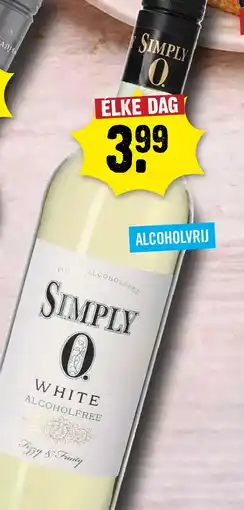 Dirck 3 Simply 0 Wit 75 cl aanbieding