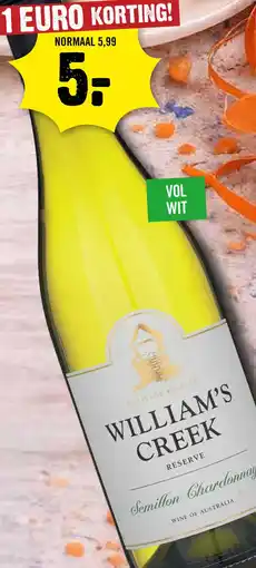 Dirck 3 William's Creek Semillon - Chardonnay Reserve 75 cl aanbieding