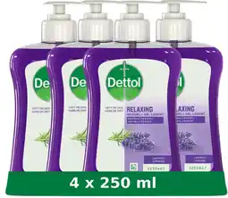 Bol.com Dettol Wasgel Verzachtend - 4 x 250 ml - Handzeep - Voordeelverpakking aanbieding