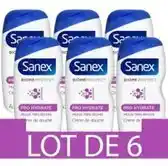 Bol.com Sanex Pro Hydrate Droge Huid Douchegel 6x 500 ml aanbieding