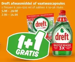 Poiesz Dreft Afwasmiddel of Vaatwascapsules aanbieding