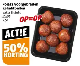 Poiesz Poiesz Voorgebraden Gehaktballen aanbieding