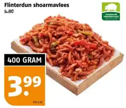 Poiesz Flinterdun shoarmavlees aanbieding