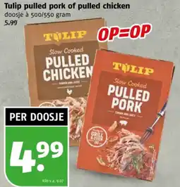 Poiesz Tulip Pulled Pork of Pulled Chicken aanbieding