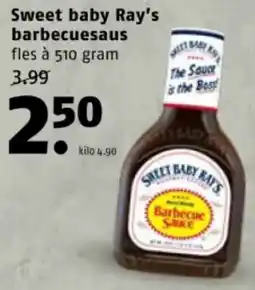 Poiesz Sweet baby Ray's barbecuesaus aanbieding