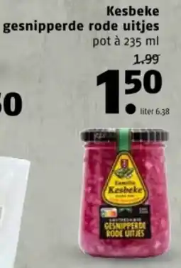 Poiesz Kesbeke Gesnipperde Rode Uitjes aanbieding