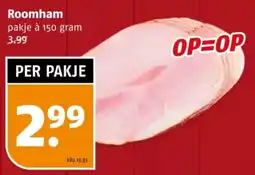 Poiesz Roomham aanbieding