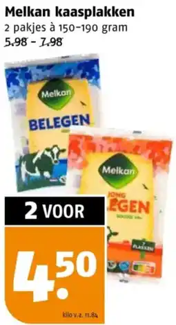 Poiesz Melkan Kaasplakken aanbieding