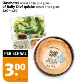 Poiesz Slaschotel of Daily Chef Quiche aanbieding