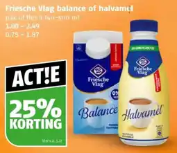 Poiesz Friesche Vlag balance of halvamel aanbieding