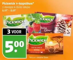 Poiesz Pickwick 1-kopsthee aanbieding