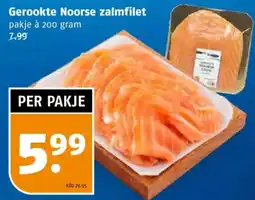 Poiesz Gerookte Noorse zalmfilet aanbieding
