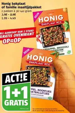 Poiesz Honig bakplaat of familie maaltijdpakket aanbieding
