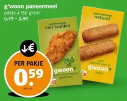 Poiesz g'woon paneermeel aanbieding