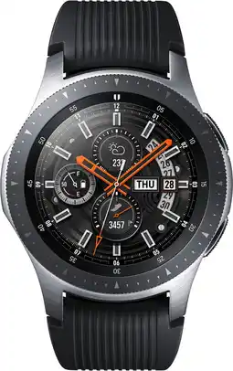 Bol.com Samsung Galaxy Watch - Smartwatch heren - 46mm - Zwart/zilver aanbieding