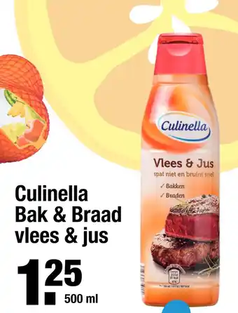 ALDI Culinella Bak & Braad vlees & jus 500ml aanbieding