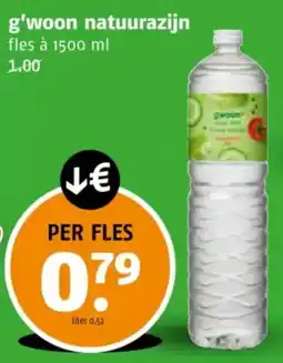 Poiesz G'woon natuurazijn aanbieding