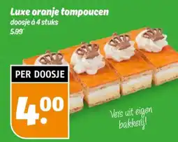 Poiesz Luxe oranje tompoucen aanbieding