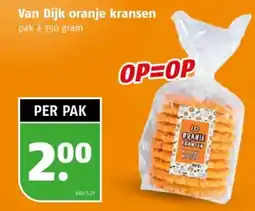 Poiesz Van Dijk oranje kransen aanbieding