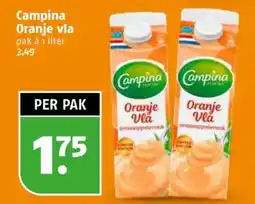 Poiesz Campina Oranje vla aanbieding