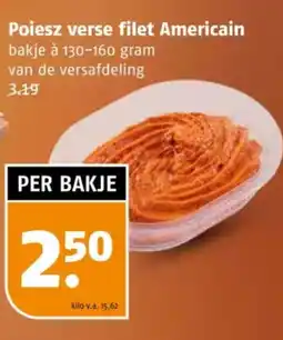 Poiesz Poiesz verse filet Americain aanbieding